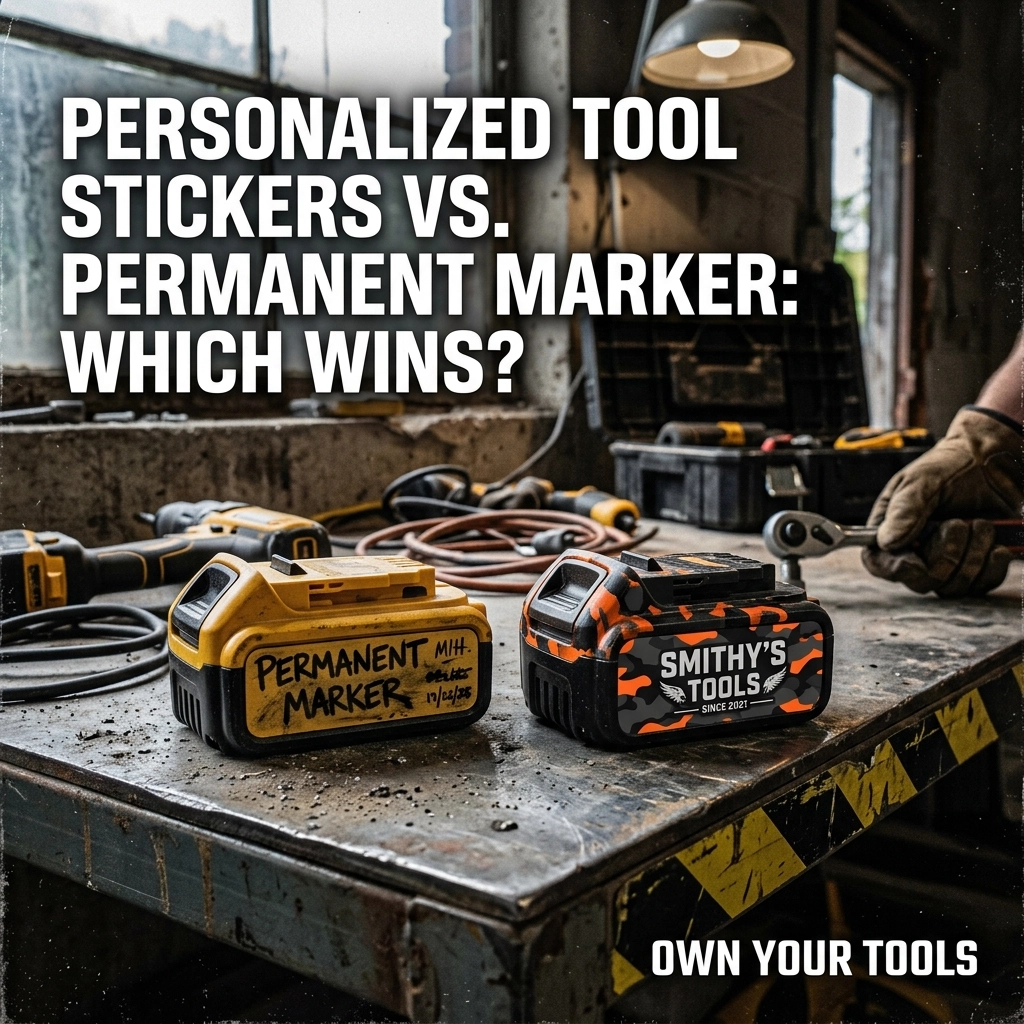 Personalised Tool Stickers vs. Permanent Marker: Which Wins?