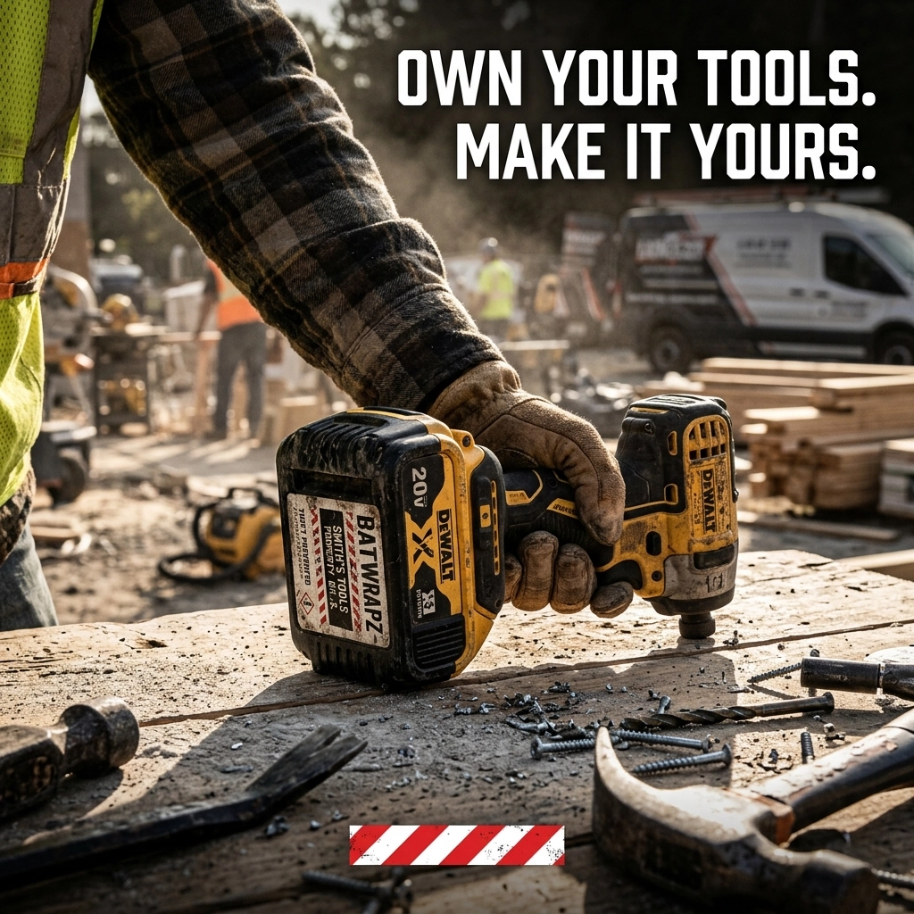 Tool Battery Labels: Your First Line of Defence Against Theft